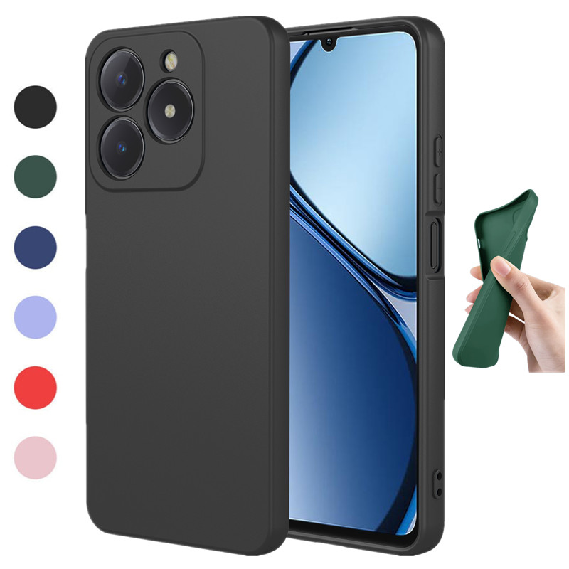 Realme C67 - Elastyczne etui z płynnego silikonu dla