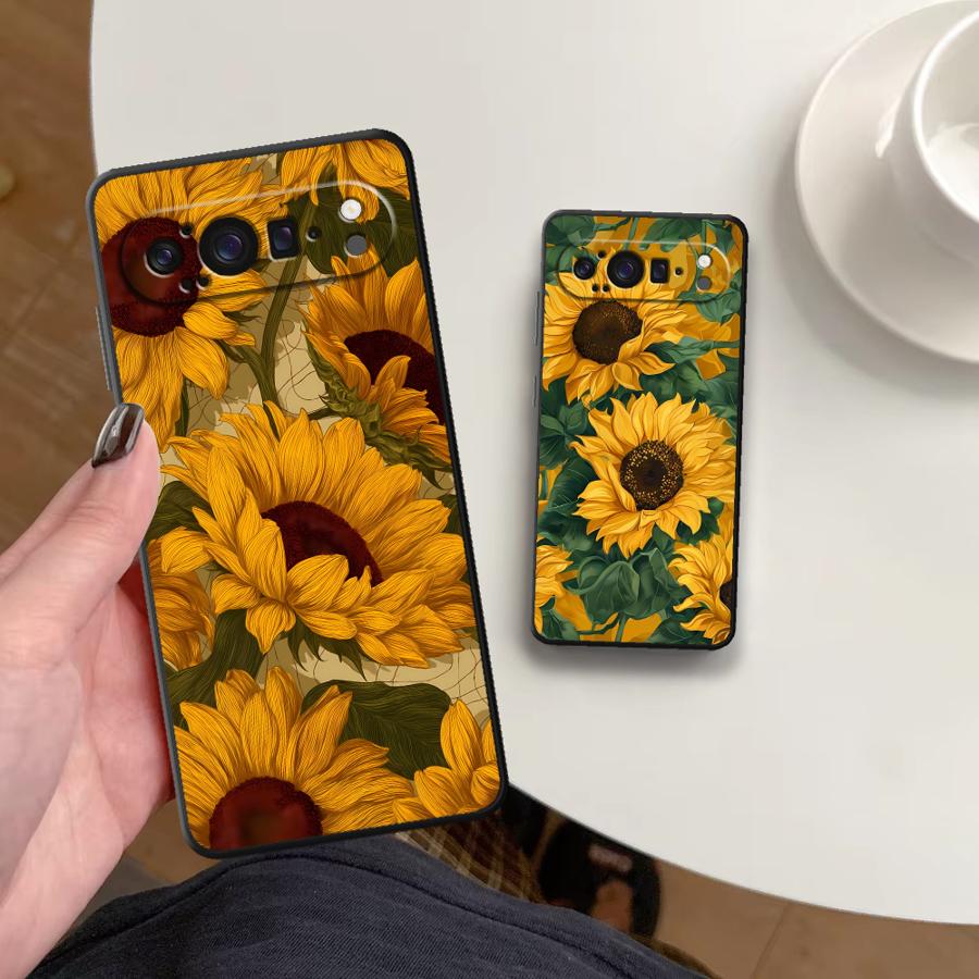 Google Pixel 8A - Etui na telefon Sunflower Sea Funda