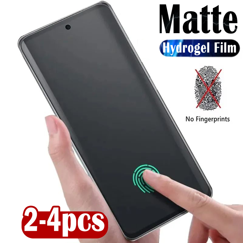 Realme Gt 6 - 2-4szt Matowa matowa silikonowa hydrożelowa miękka