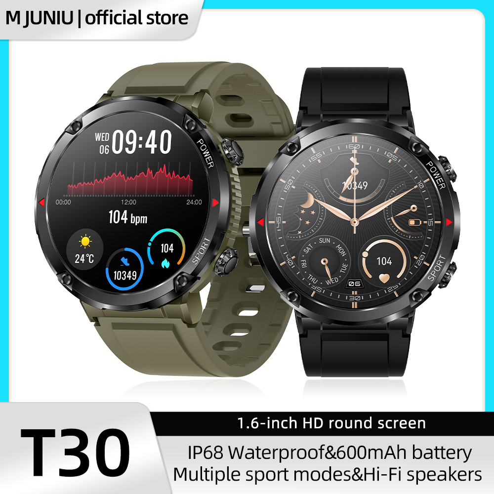 Smartwatch M Active - Inteligentny zegarek 1,6 cala 400*400 okrągły