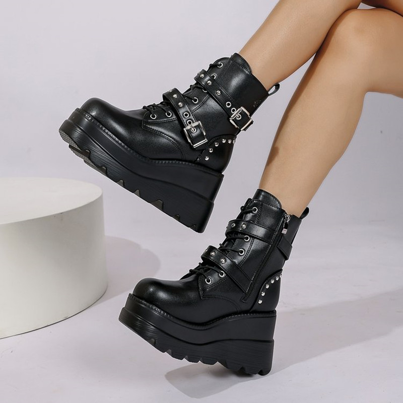 Damskie skórzane botki do kost – Leather Classic Strap recenzja i cena