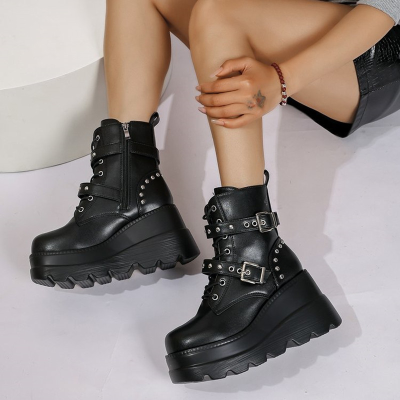 Damskie skórzane botki do kost – Leather Classic Strap recenzja i cena