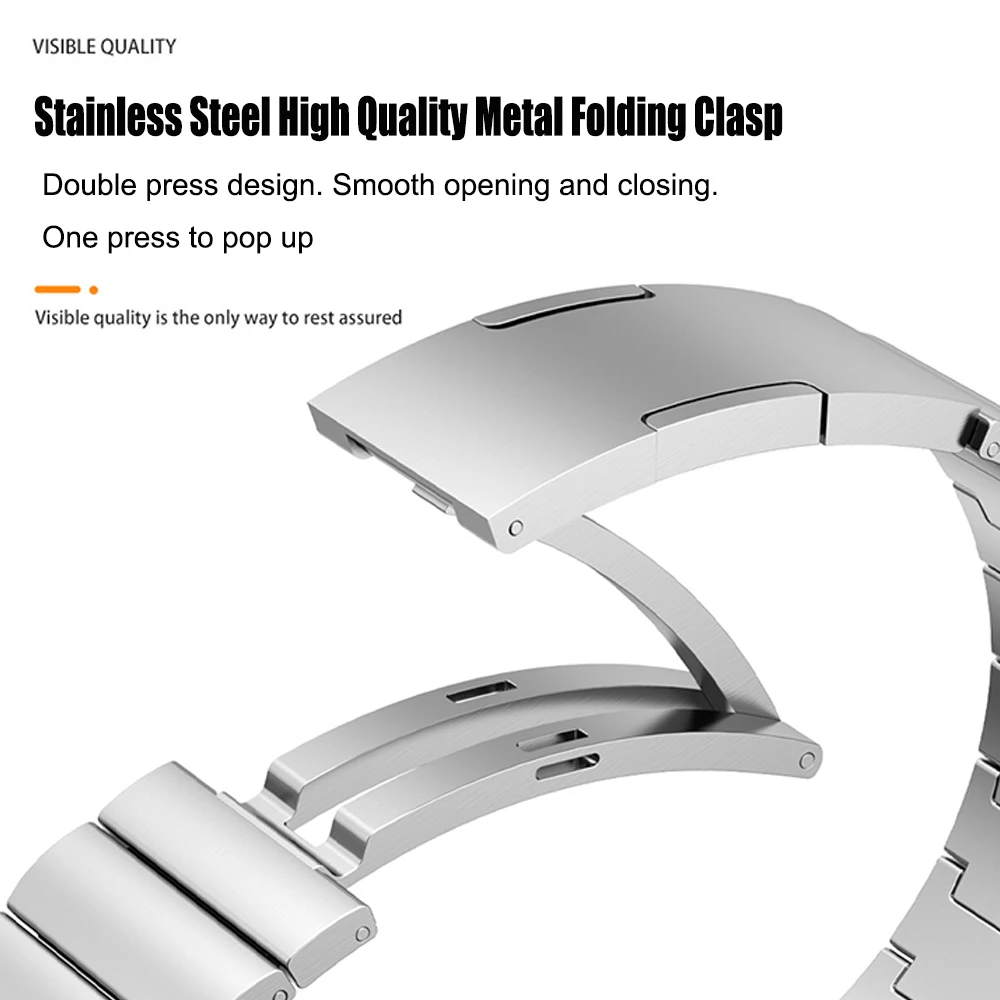 Oficjalny metalowy stalowy pas – Titan Smartwatch Accessories recenzja i cena