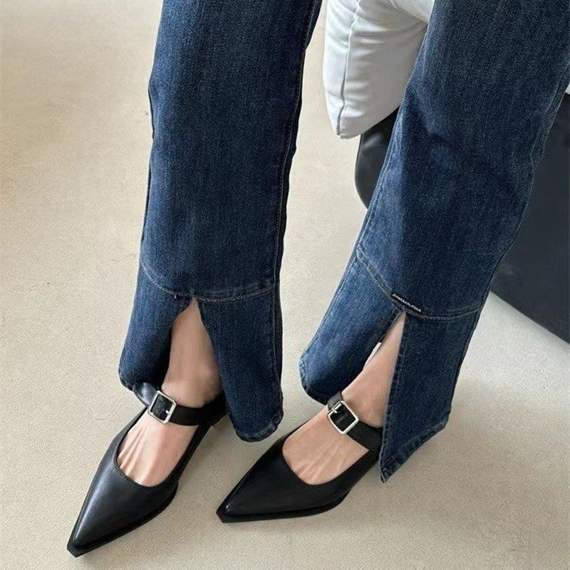 Modne damskie buty Mary Jane,  – Leather Classic Strap recenzja i cena