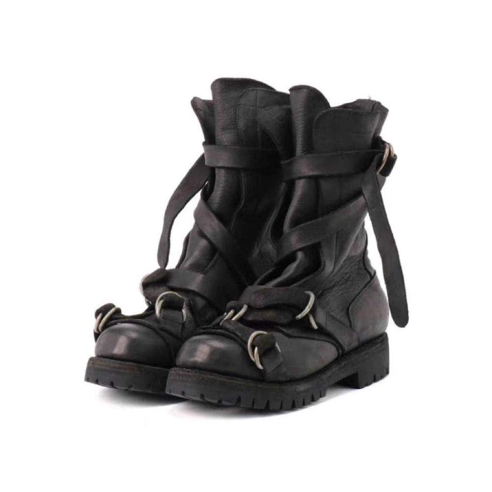 Męskie skórzane buty motocyklo – Leather Classic Strap recenzja i cena