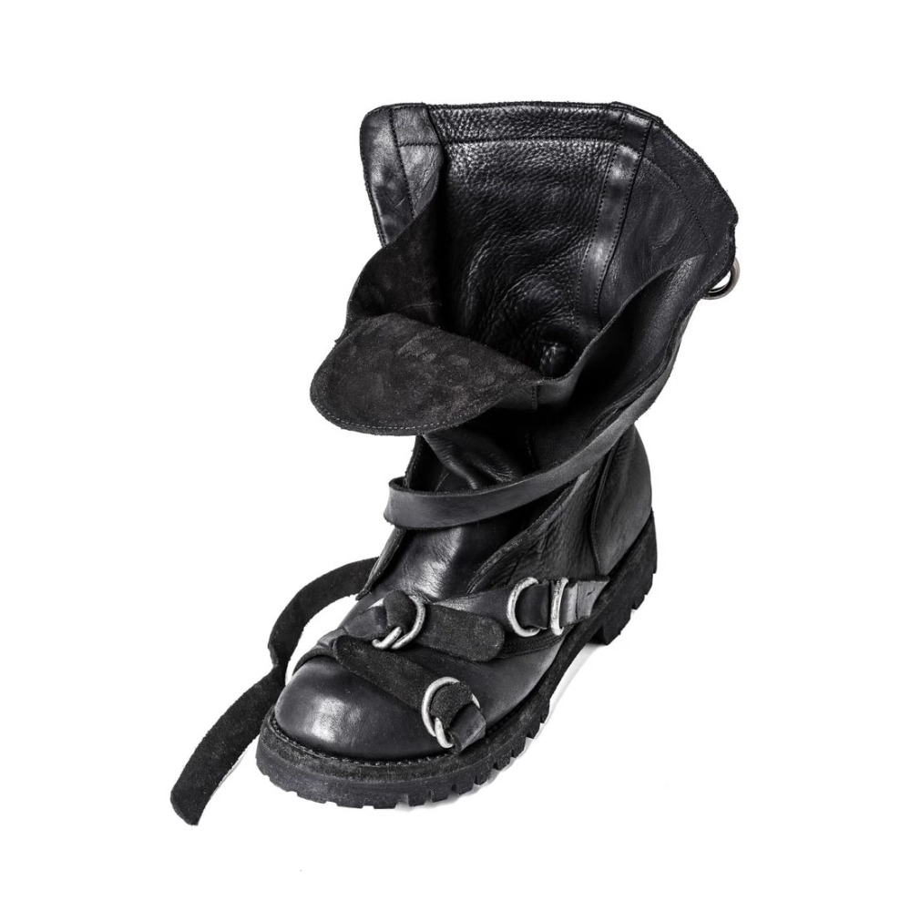Męskie skórzane buty motocyklo – Leather Classic Strap recenzja i cena